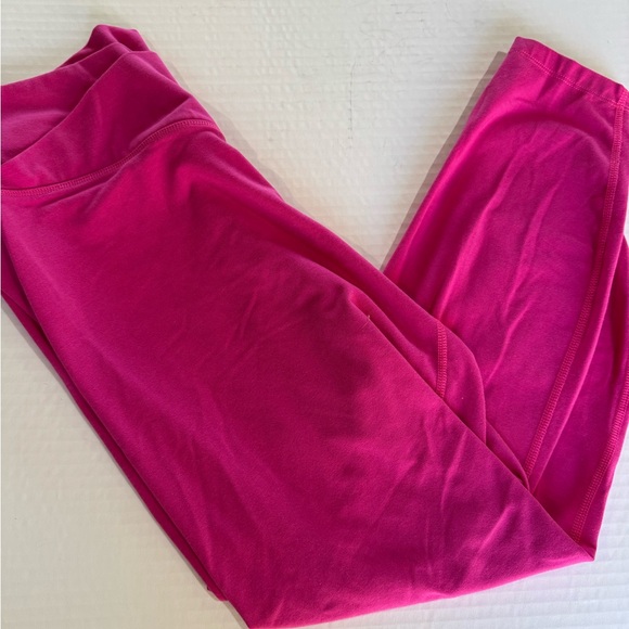 Old Navy Active Magenta Leggings light land lined with fleece - Picture 1 of 3